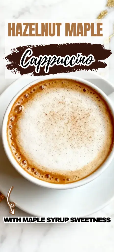 Hazelnut Maple Cappuccino