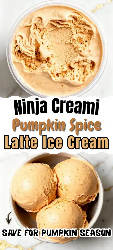 Ninja Creami Pumpkin Spice Latte Ice Cream