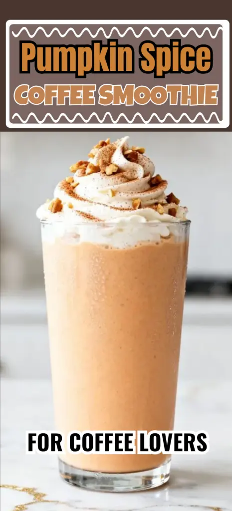 Pumpkin Spice Coffee Smoothie