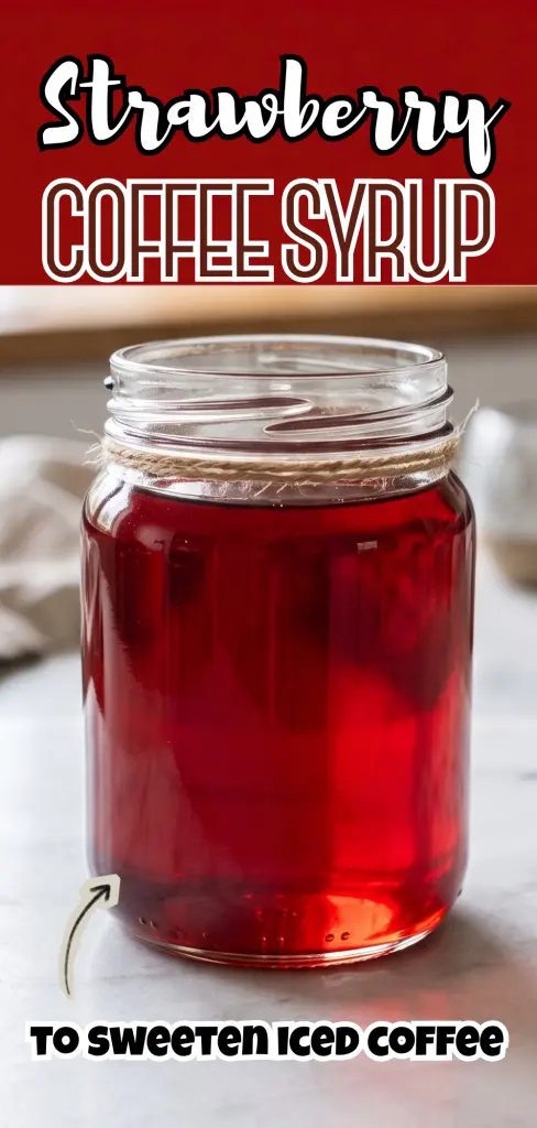 Strawberry Coffee Syrup