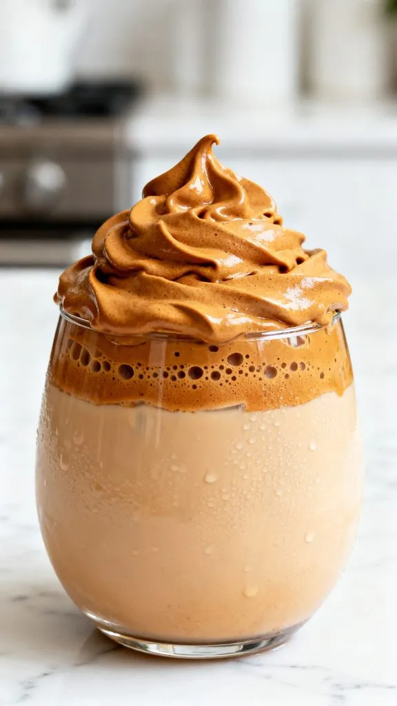 Pumpkin Spice Dalgona Coffee