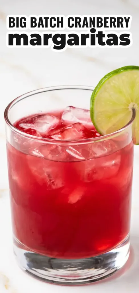 Big Batch Cranberry Margaritas: The Easy Pitcher Cocktail for Any Party