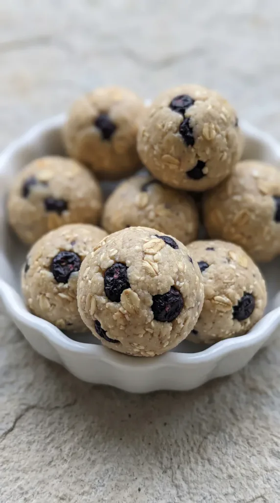 Blueberry Muffin Protein Balls