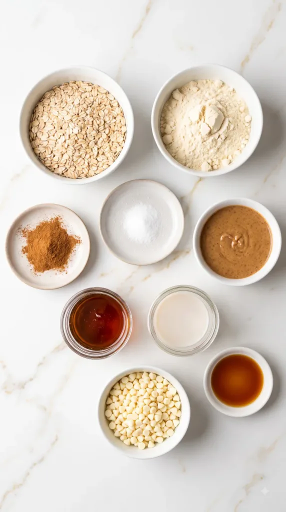 Ingredients for Cinnamon Roll Protein Balls