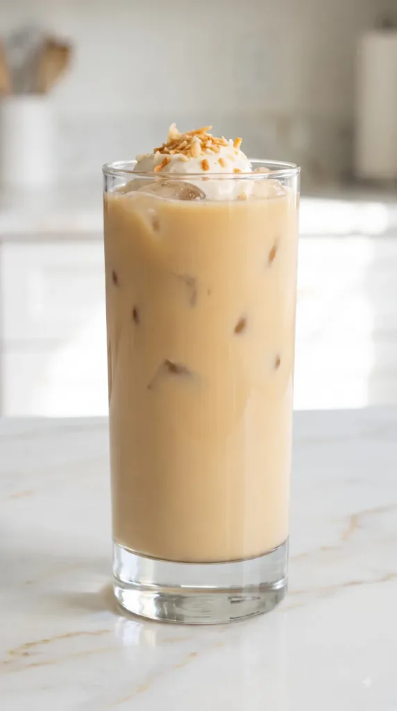 Coconut Cream Protein Iced Coffee