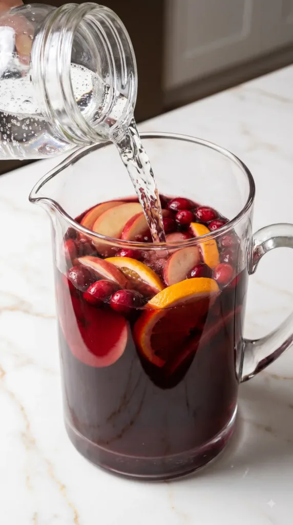 Step 3: Finish With Sparkling Water