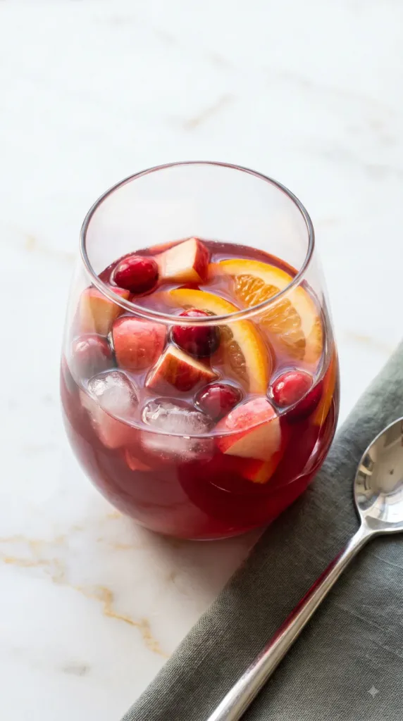 Why this Cranberry Apple Holiday Sangria works