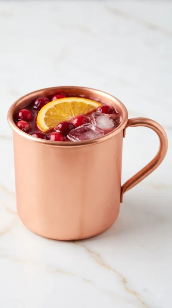 Cranberry Moscow Mule Punch