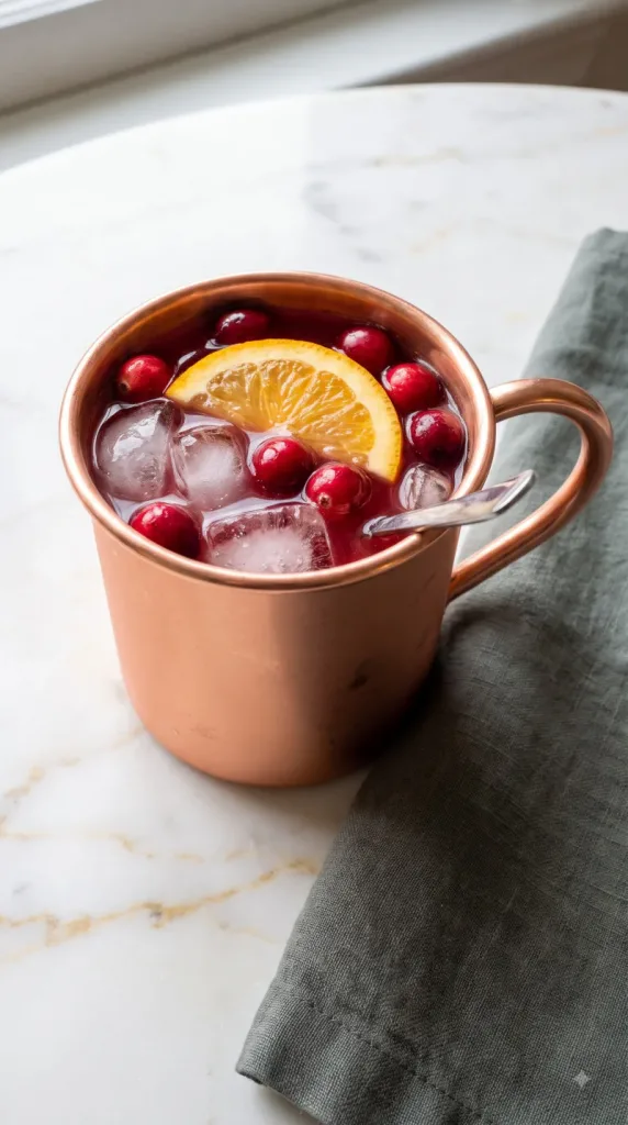 Why this Cranberry Moscow Mule Punch works