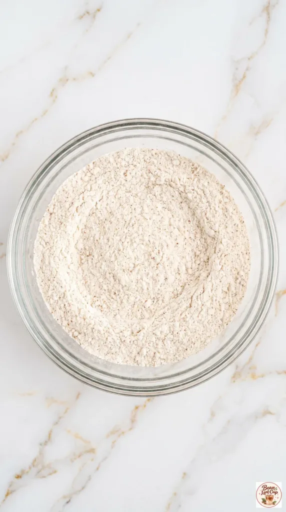 Step 1: Prepare the Dish and Dry Ingredients