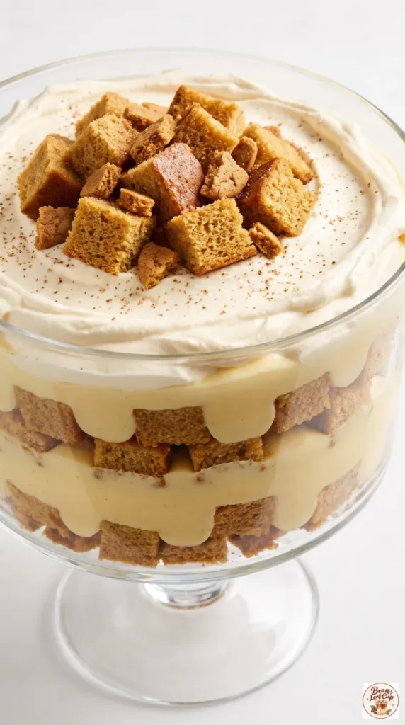 Eggnog Trifle with Layered Spice Cake