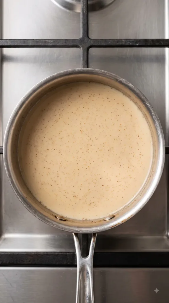 Step 2: Warm the Gingerbread Milk