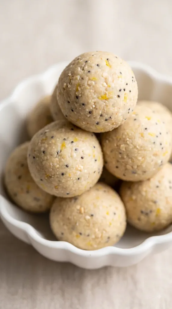Lemon Poppy Seed Protein Balls