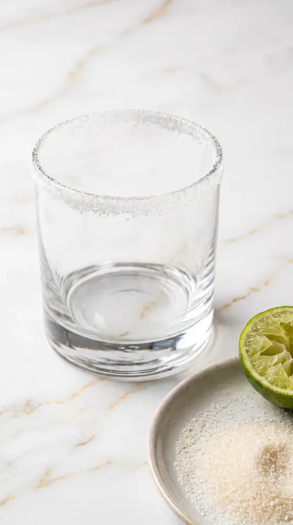 Step 1: Prepare the Sugar Rim