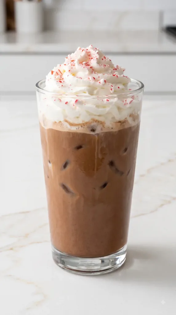 Peppermint Mocha Iced Latte