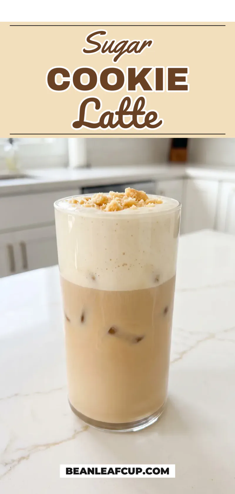 Sugar Cookie Latte Pinterest pin