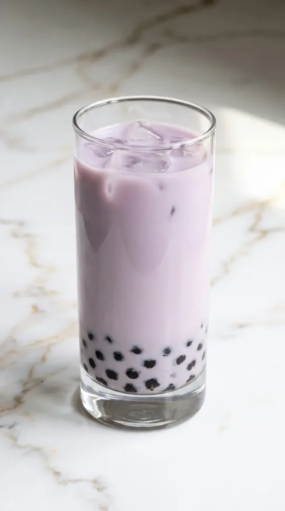 4-Ingredient Taro Milk Tea