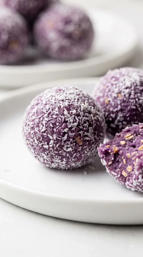 Ube Protein Balls